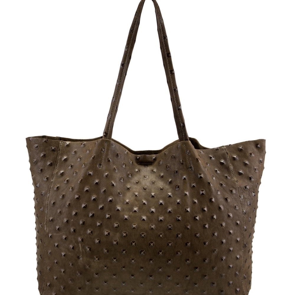Streets Ahead Embossed Leather Tote Bag